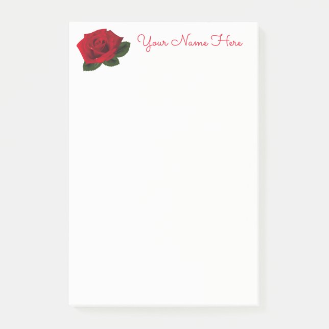Miss America Red Rose Post-it-Notes Post-it Notes (Front)