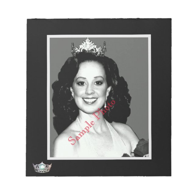 Miss America Silver Crown Pageant Autograph Sheets Notepad (Front)