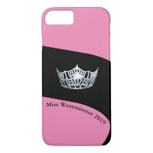 Miss America Silver Crown Phone Cases-Custom iPhone 8/7 Case