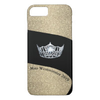 Miss America Silver Crown Phone Cases-Custom