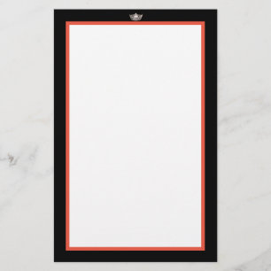 Miss America Silver Crown Stationery Paper