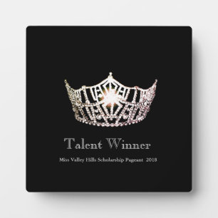 Miss America Silver Crown Talent Winner Plaque