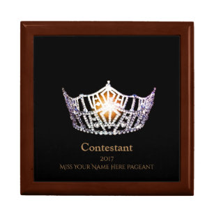 Miss America SLVR Crown Contestant Jewerly Box