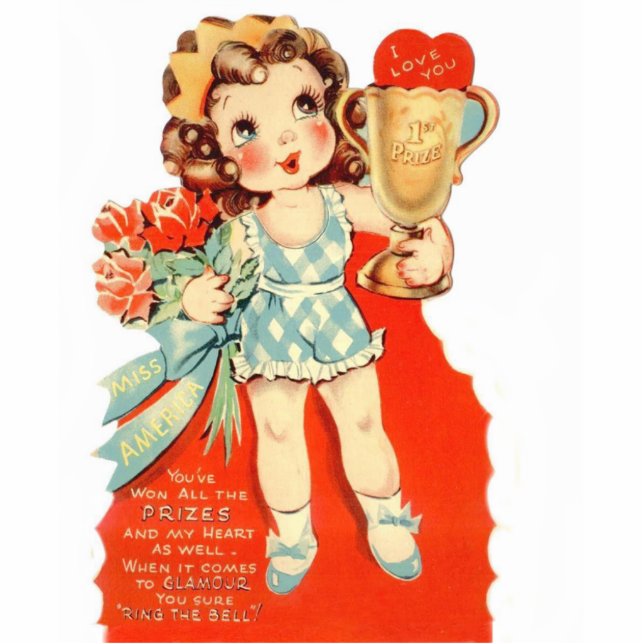 Miss America Standing Photo Sculpture (Front)