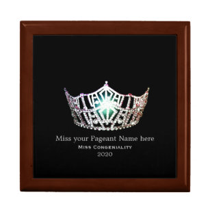Miss America style Awards Trinket Box