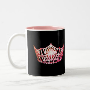 Miss America style Coral Crown Mug