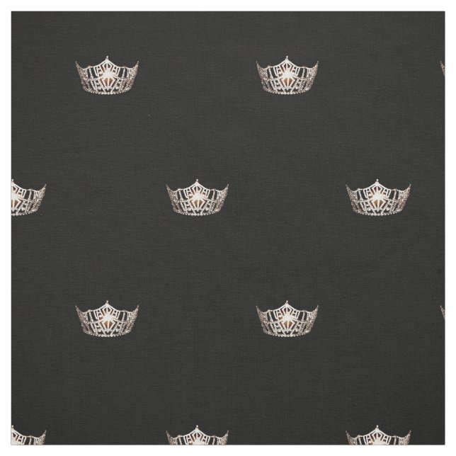 Miss America style Crown Fabric by the Yard (Swatch)