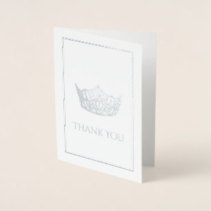 Miss America Style Crown  Foil Card