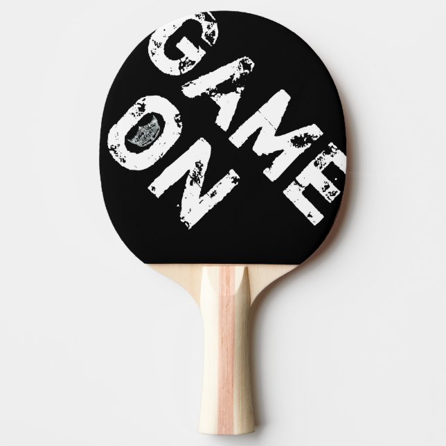 Miss America style Crown Game On Ping Pong Paddle (Front)