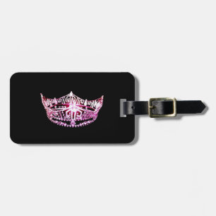 Miss America style Crown Luggage Tag