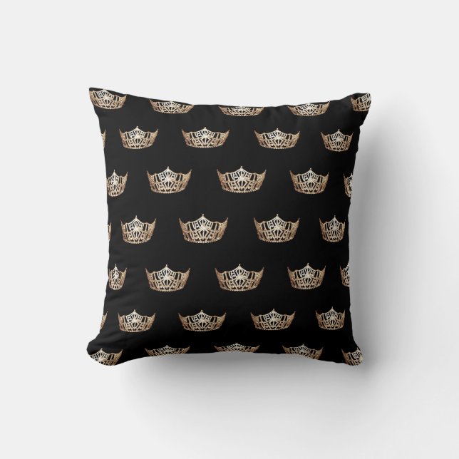 Miss America Style Crown Pillow (Front)