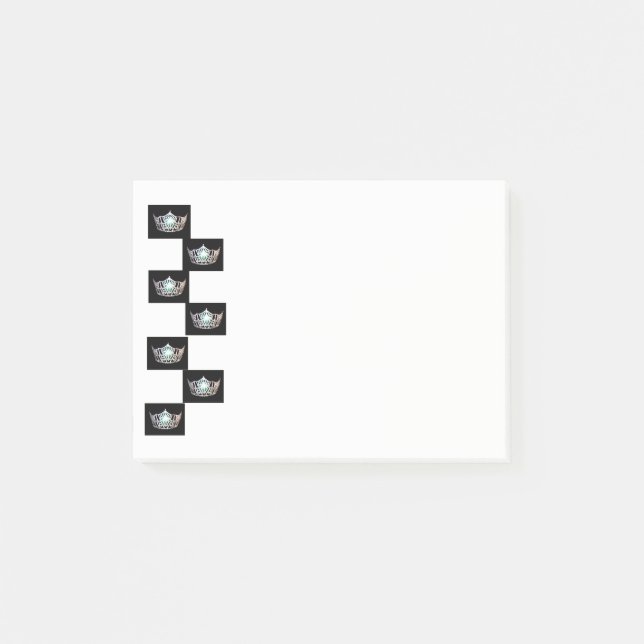 Miss America style Crown Post-it-Notes Post-it Notes (Front)