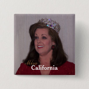 Miss America Style Custom Pageant Buttons