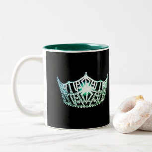 Miss America style Green Crown  Mug