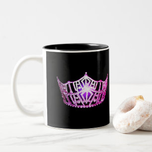 Miss America style Hot Pink Crown Mug