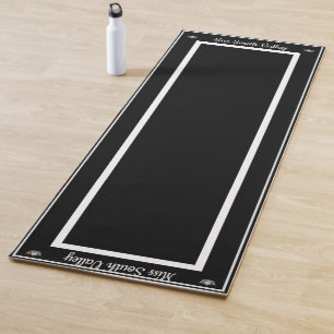 Miss America style Pageant Crown Custom Yoga Mat