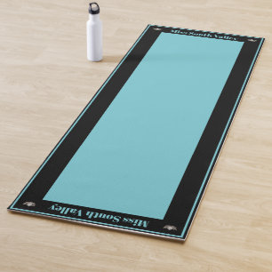 Miss America style Pageant Crown Custom Yoga Mat