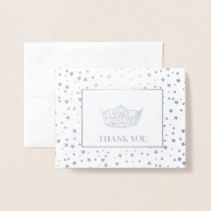 Miss America Style Pageant Crown Foil Card