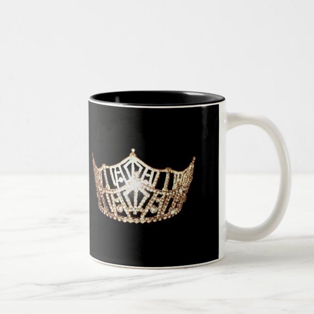 Miss America style Pageant Crown  Mug (Right)