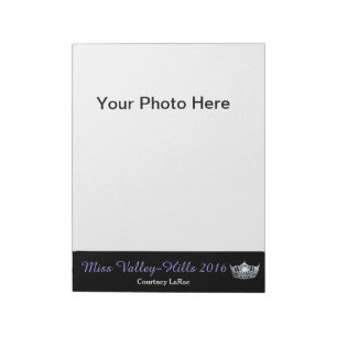 Miss America style Pageant Photo Autograph Pad