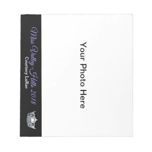 Miss America style Pageant Photo Autograph Pad