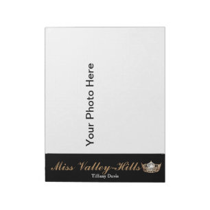 Miss America style Pageant Photo Autograph Pad