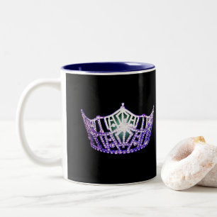 Miss America style Purple Crown  Mug