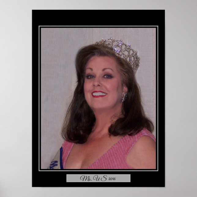 Miss America USA Create Your Portrait Poster (Front)