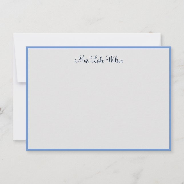 Miss America USA Pageant Custom Note Card (Front)