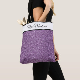 Miss America USA Pageant Faux Glitter Tote Bag