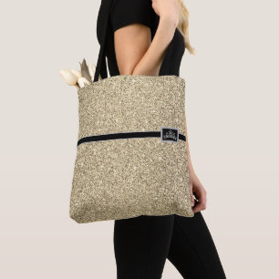 Miss America USA Pageant Tiara Glitter Tote Bag