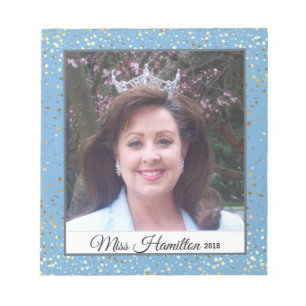 Miss America USA Rodeo Autograph Pad-Stardust Notepad