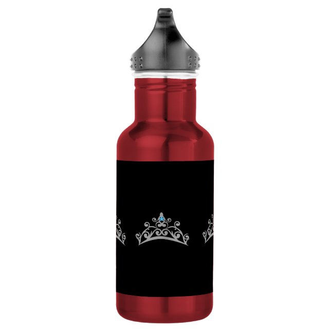 Miss America USA Silver Crown Pexagon Water Bottle (Right)