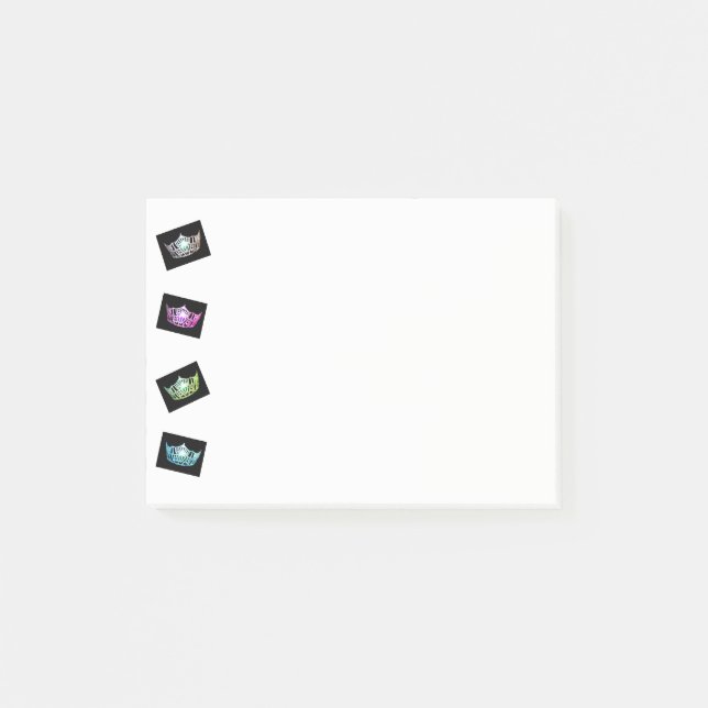 Miss America Whimsical Crowns Post-it-Notes Post-it Notes (Front)