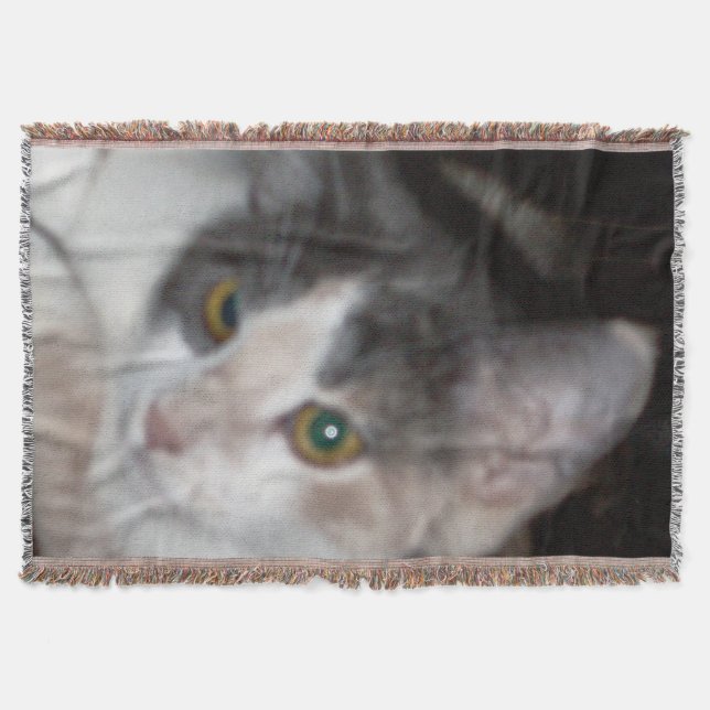 Miss Angel 2 Throw Blanket (Front)