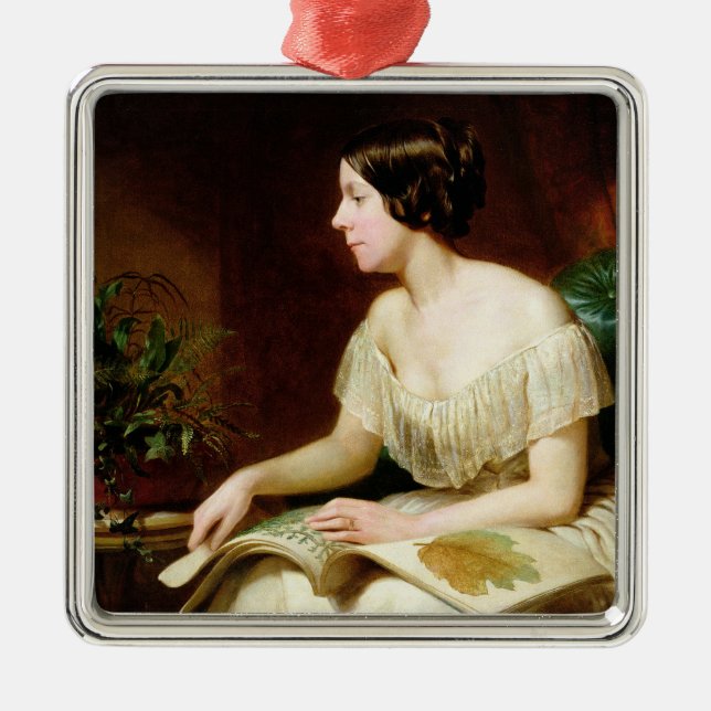 Miss Anne Pratt, the famous botanist Metal Tree Decoration (Front)