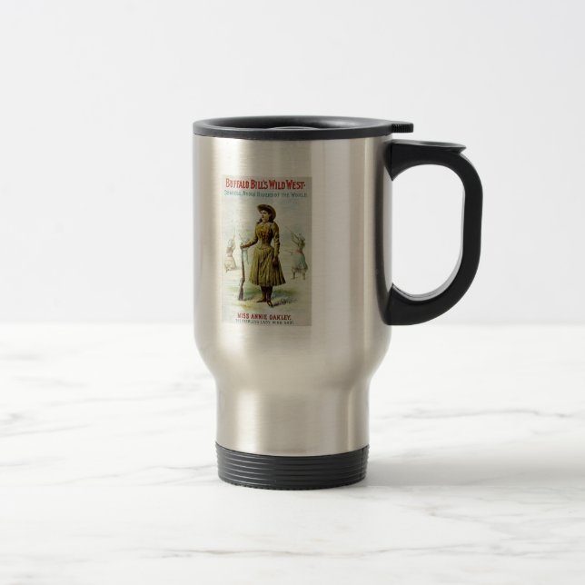 Miss Annie Oakley Travel Mug (Right)