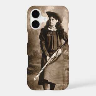 Miss Annie Oakley with Gun, Vintage Photo Portrait