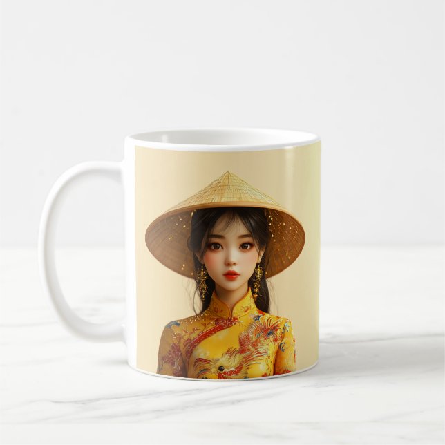 Miss Aodai Coffee Mug (Left)