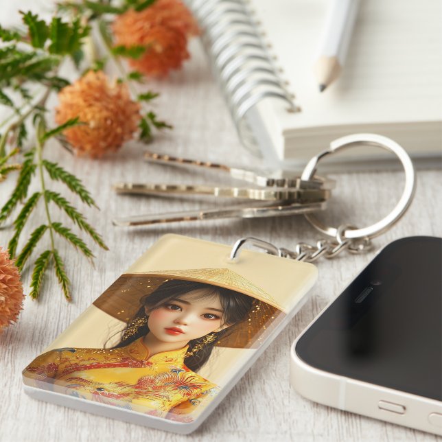Miss Aodai Key Ring (Front Right)