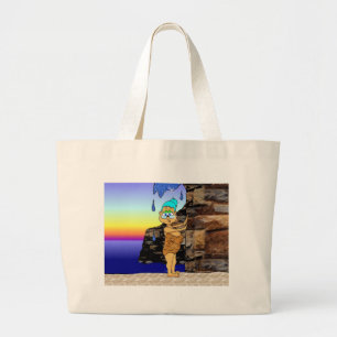 Miss April Large Tote Bag
