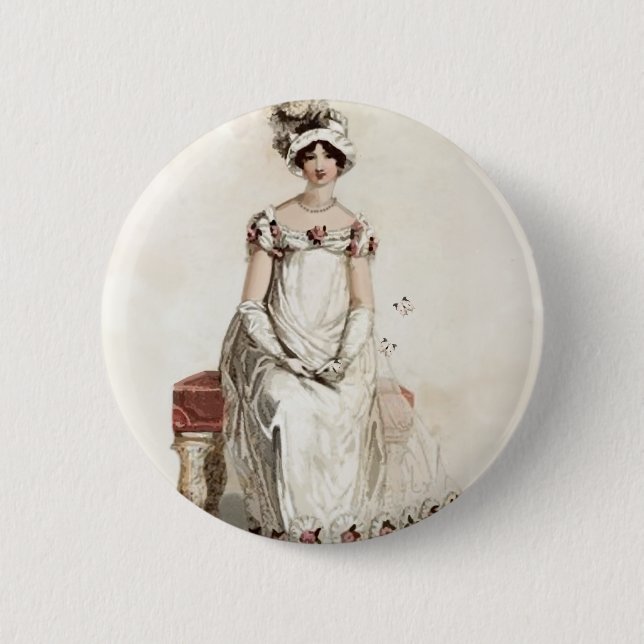 “Miss Bennet” 6 Cm Round Badge (Front)