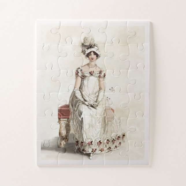 Miss Bennet, Jane Austen inspired Jigsaw Puzzle (Vertical)