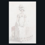 “Miss Bennet” Stationery<br><div class="desc">This beautiful vintage fashion plate that I have lovingly restored  evokes the essence of the works of the quintessential English author Jane Austen. ©WickedlyLovely</div>