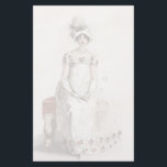 “Miss Bennet” Stationery<br><div class="desc">This beautiful vintage fashion plate that I have lovingly restored  evokes the essence of the works of the quintessential English author Jane Austen. ©WickedlyLovely</div>