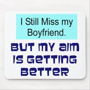 Miss Boyfriend Mouse Mat