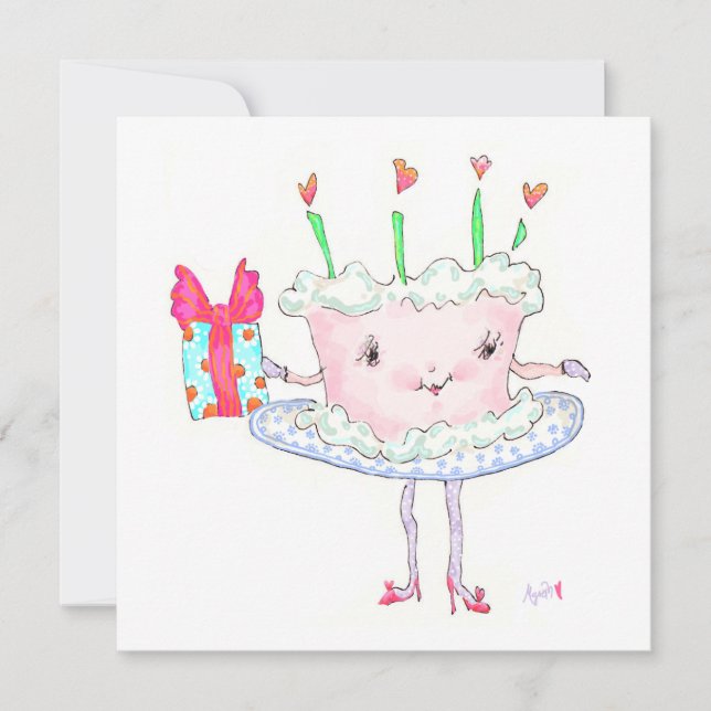 Miss Cake invitation (Front)