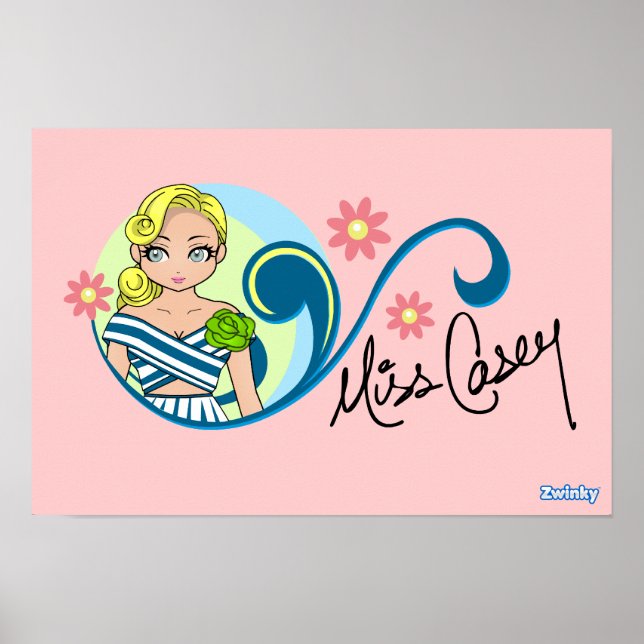 "Miss Casey" Poster (Front)