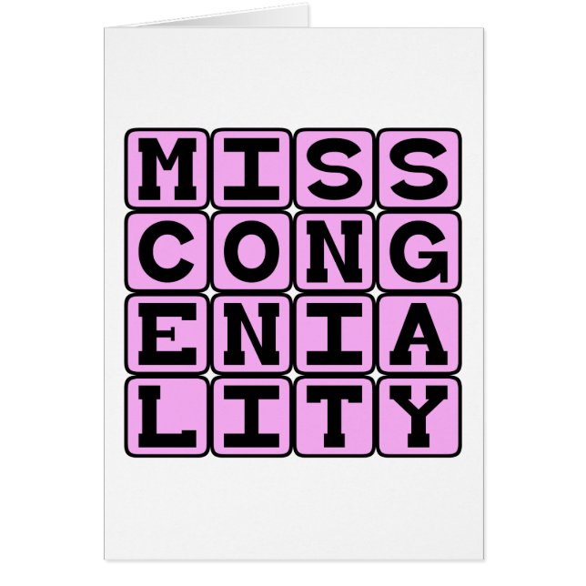 Miss Congeniality, Pageant Prize (Front)