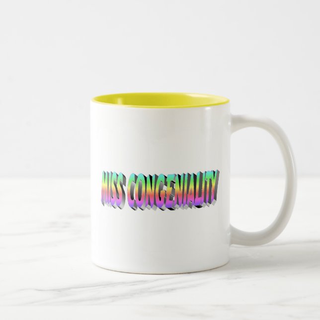 Miss Congeniality Two-Tone Coffee Mug (Right)